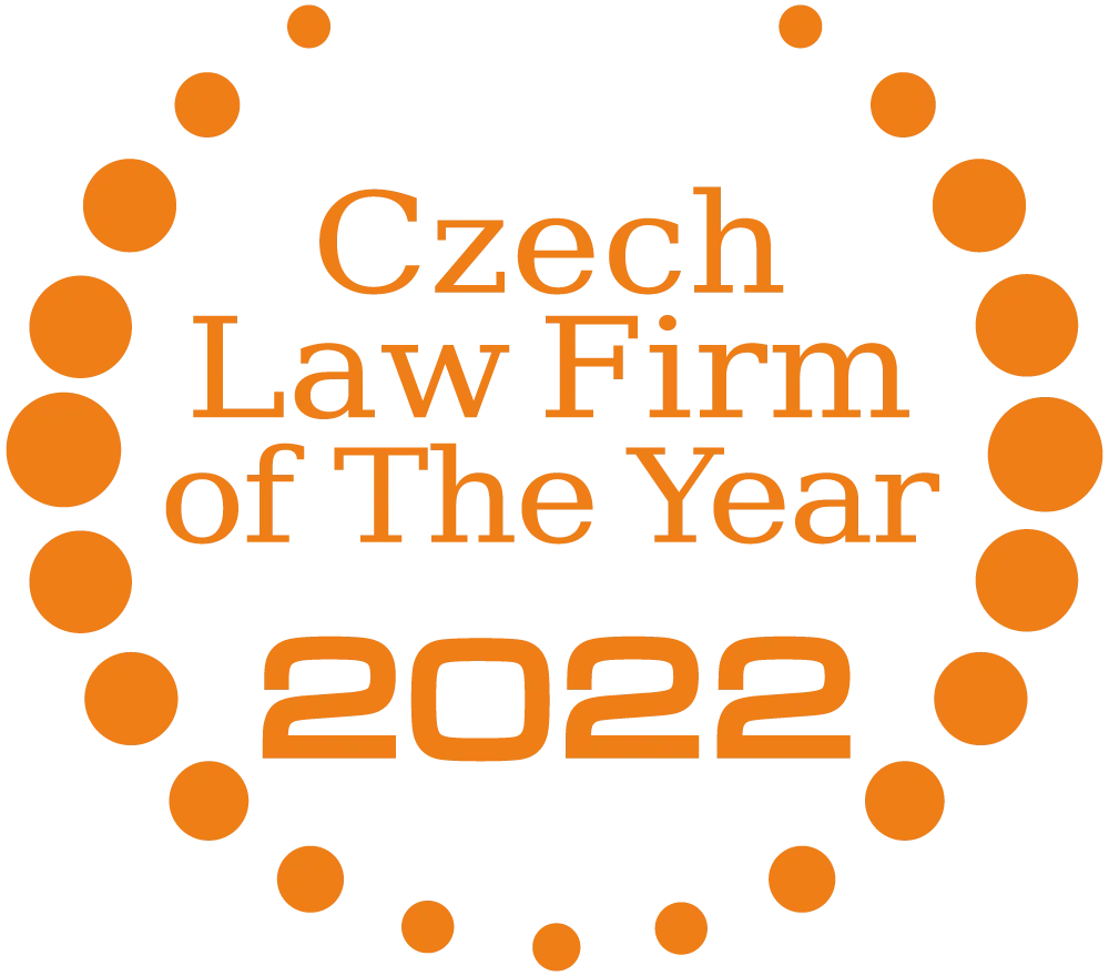 Law Firm of the Year 2022 badge — winner of the Czech Law Firm of the Year category