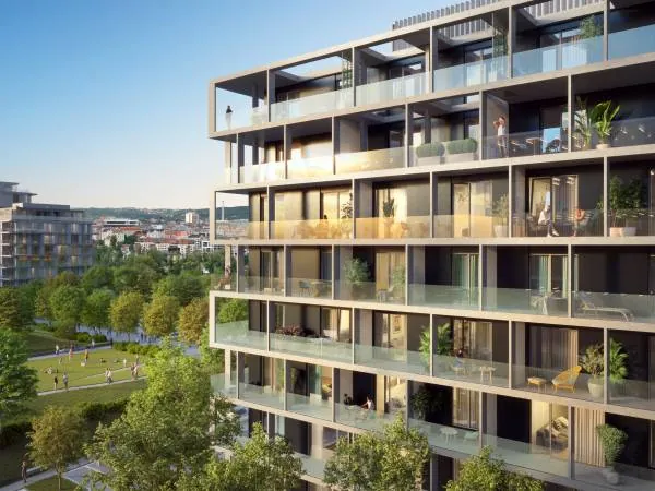 Vizualizace rezidenčního projektu Sekyra Group