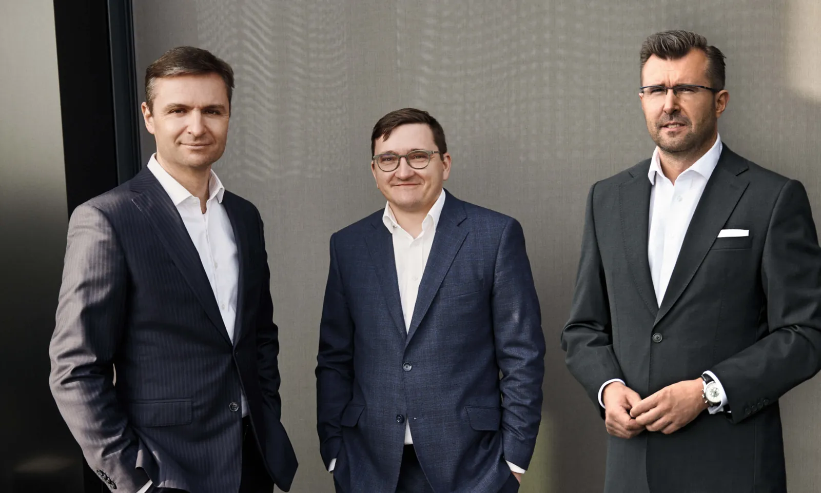 Partneři HAVEL & PARTNERS Robert Nešpůrek, Marek Vojáček a Jaroslav Havel