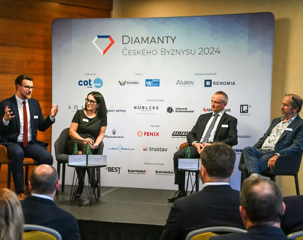 Slavnostní setkání k ocenění Diamanty českého byznysu